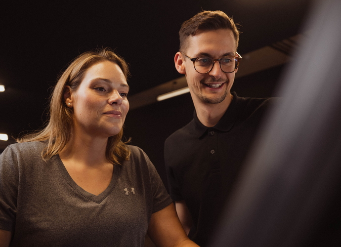 Betreuung im Studio, Ergebnisse aus Diagnostik und Tests gemeinsam besprochen